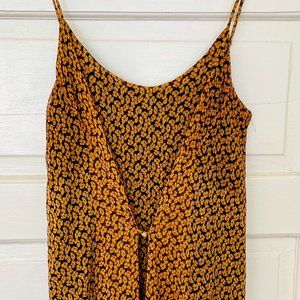 LENON flowing dress with front button